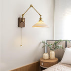 Silverton Swing Arm Wood Wall Lamp — product view 4