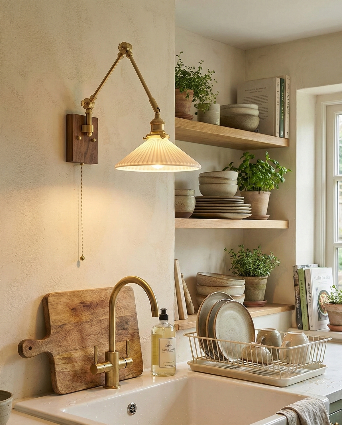 Silverton Swing Arm Wood Wall Lamp — product view 9