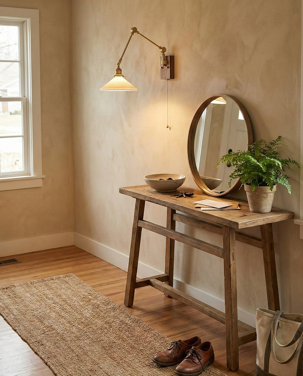 Silverton Swing Arm Wood Wall Lamp — product view 12