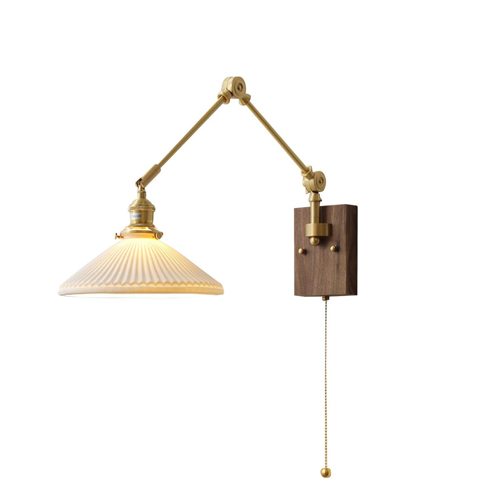 Silverton Swing Arm Wood Wall Lamp — product view 15