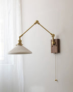 Silverton Swing Arm Wood Wall Lamp — product view 22