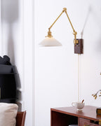 Silverton Swing Arm Wood Wall Lamp — product view 25