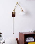 Silverton Swing Arm Wood Wall Lamp — product view 26