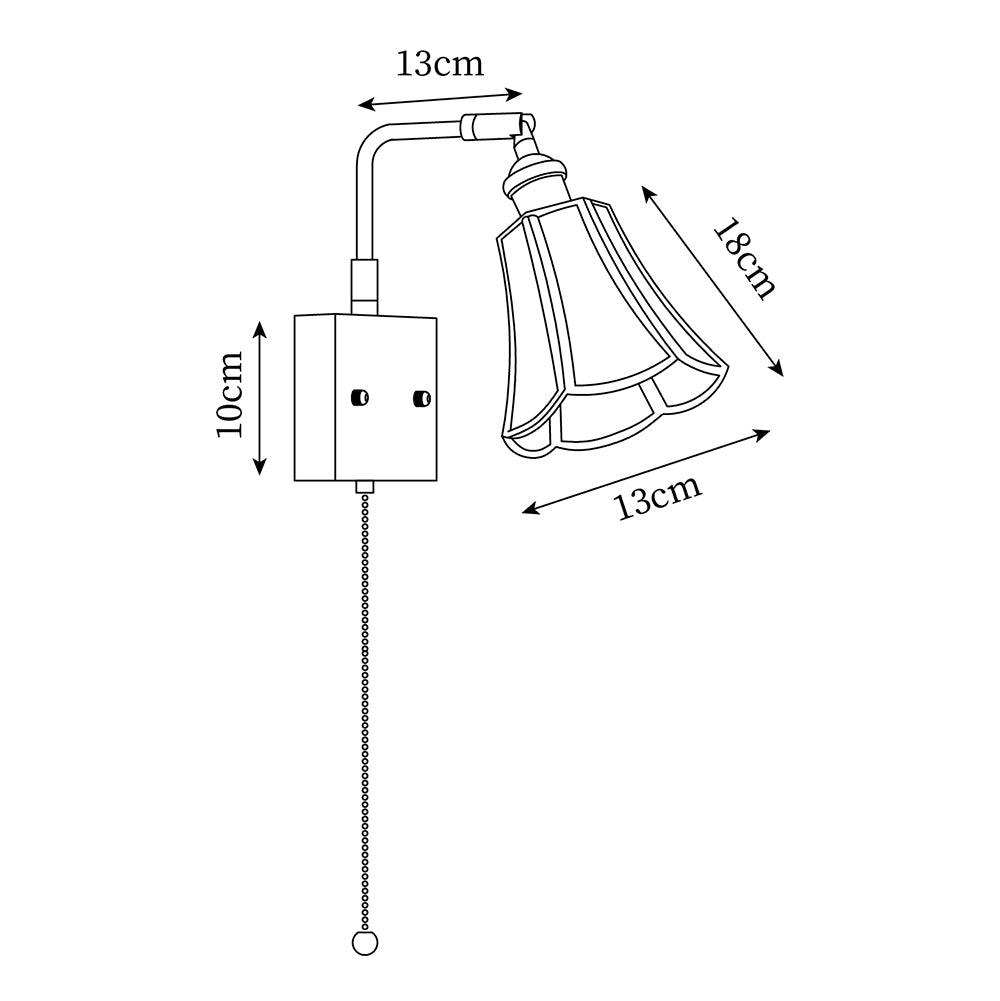 Simone Glass Wall Lamp — product view 6