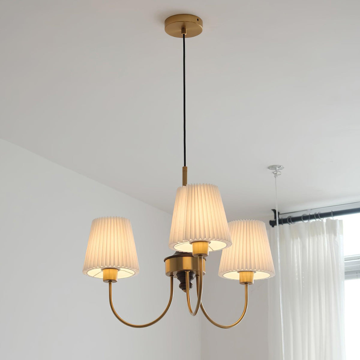 Jeremiah Wood Chandelier — product view 2
