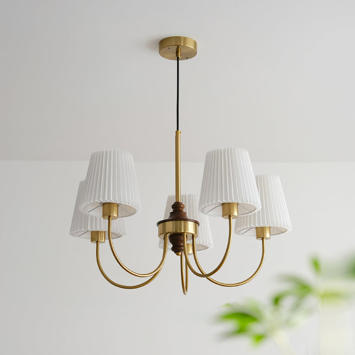 Jeremiah Wood Chandelier — product view 9