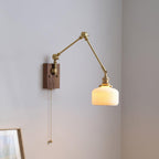 Elia Swing Arm Wood Wall Lamp — product view 14