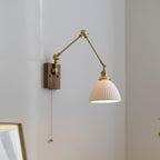 Elia Swing Arm Wood Wall Lamp — product view 15