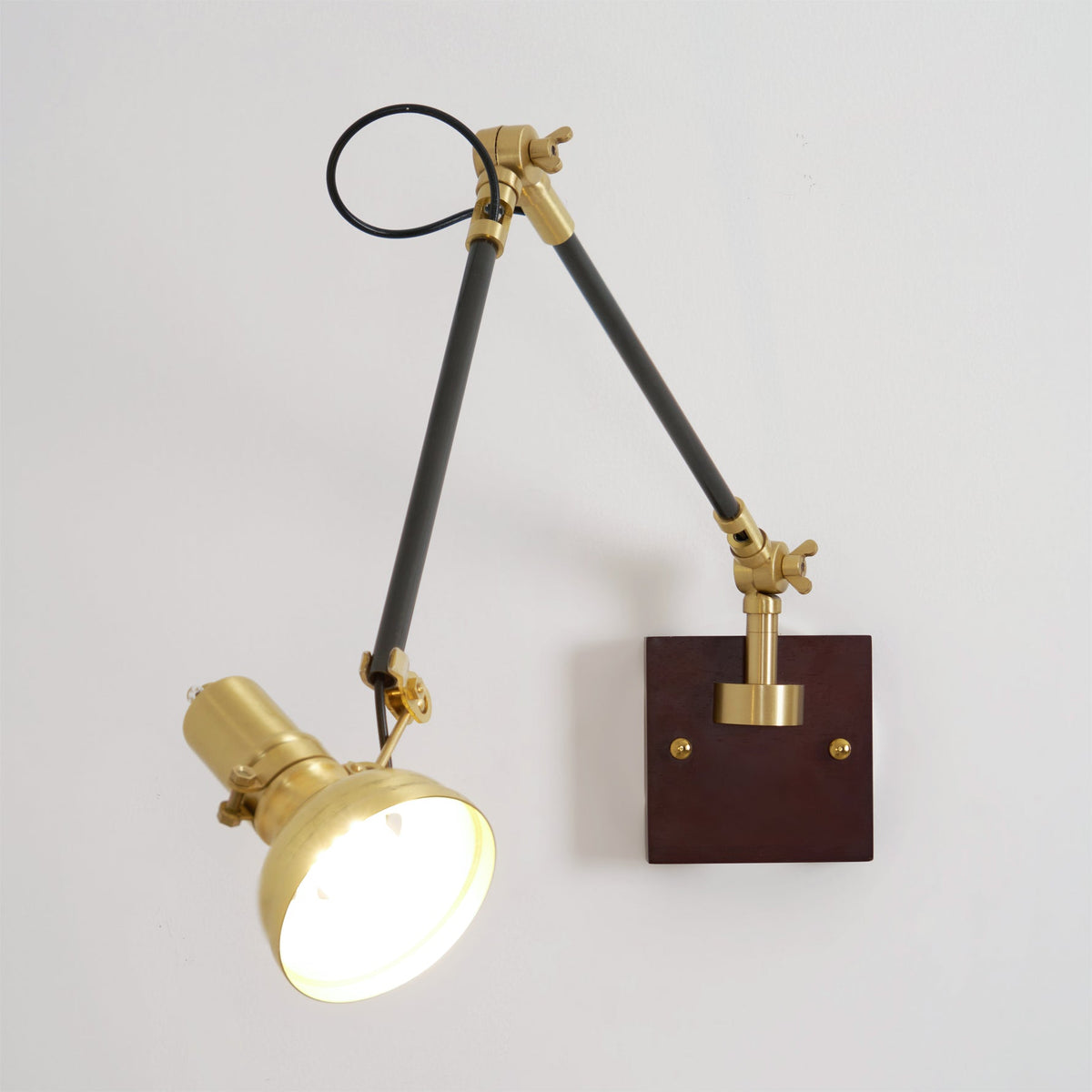 Kane Swing Arm Wood Wall Lamp — product view 7
