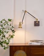 Kane Swing Arm Wood Wall Lamp — product view 8