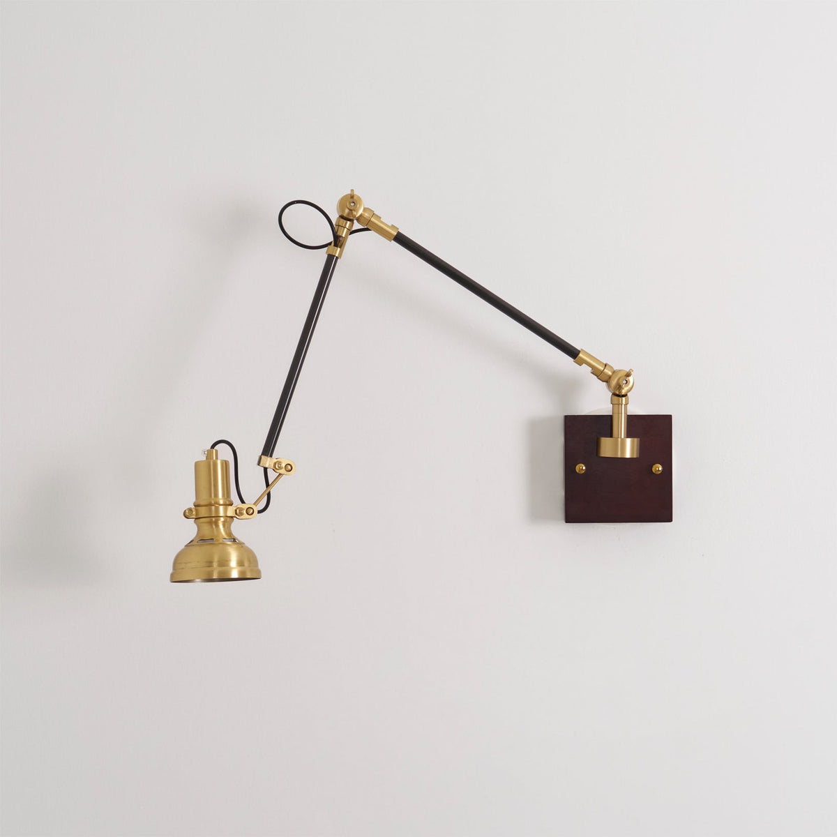 Kane Swing Arm Wood Wall Lamp — product view 9