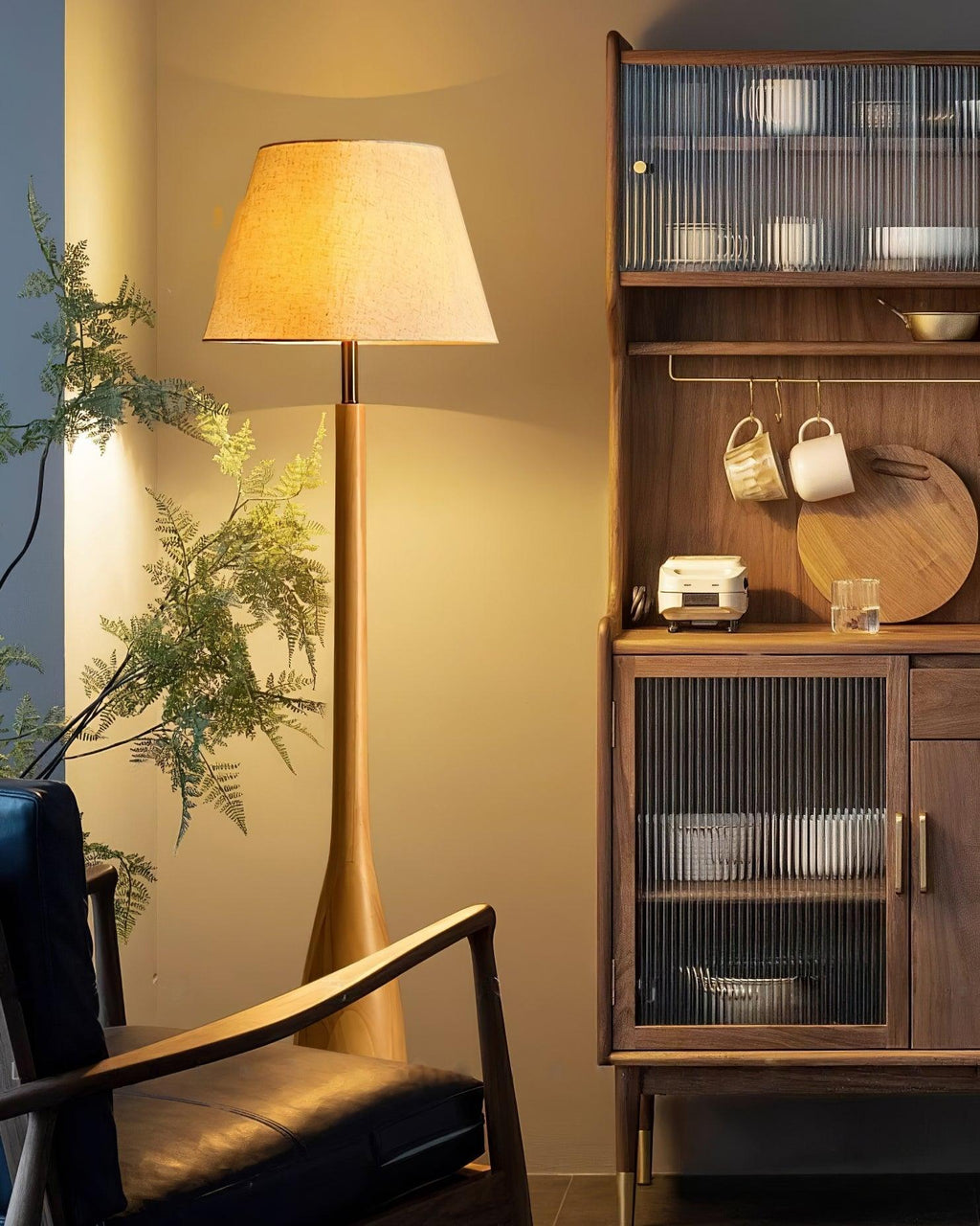 Nora Wood Floor Lamp — product view 4