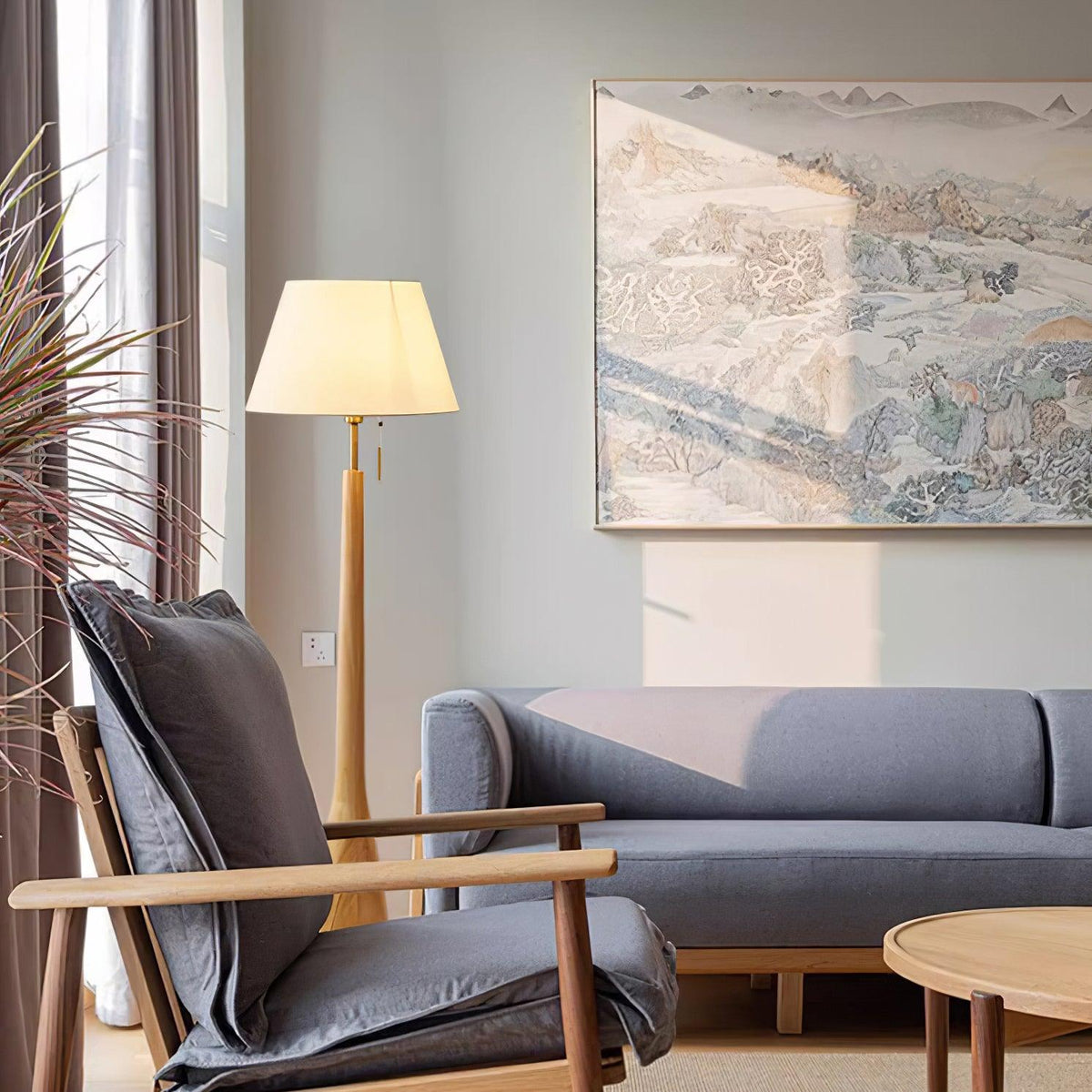 Nora Wood Floor Lamp — product view 11