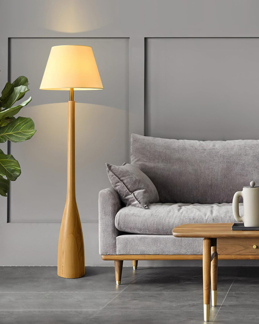 Nora Wood Floor Lamp — product view 13