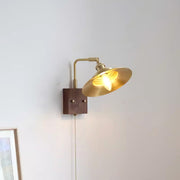 Brass & Walnut