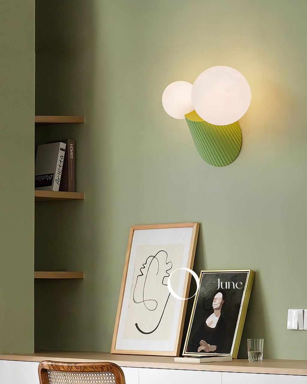 Land Glass Wall Light — product view 6