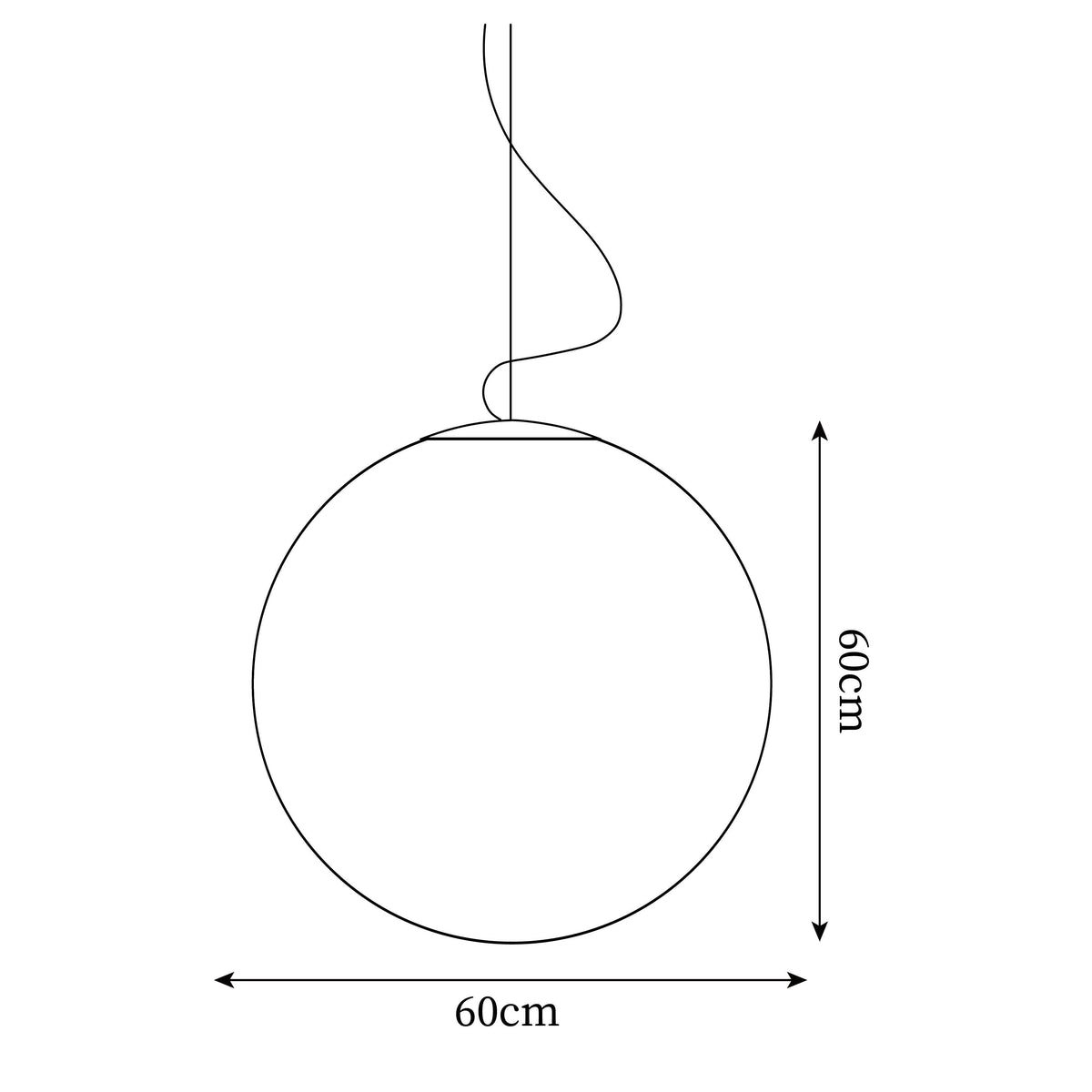 Moon Metal Pendant Lamp — product view 5