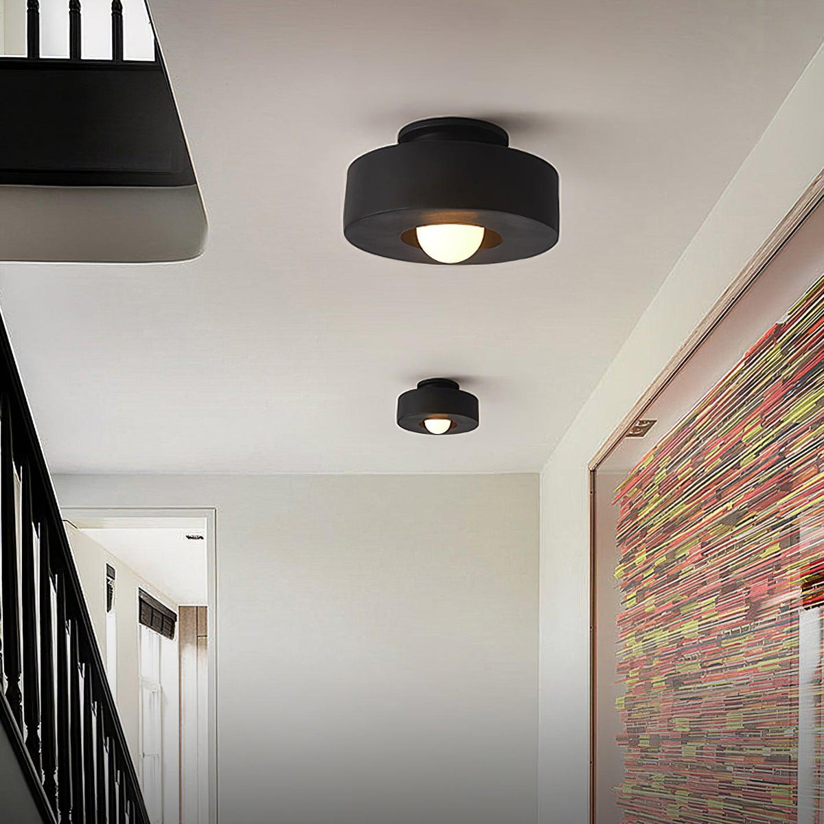 Carneros Glass Ceiling Lamp — product view 4