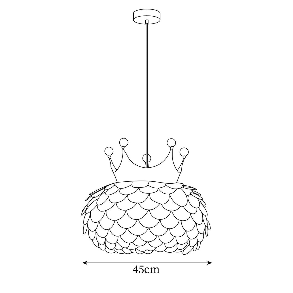 Crown Metal Pendant Lamp — product view 5