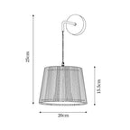 Kitami Wood Wall Lamp — product view 4