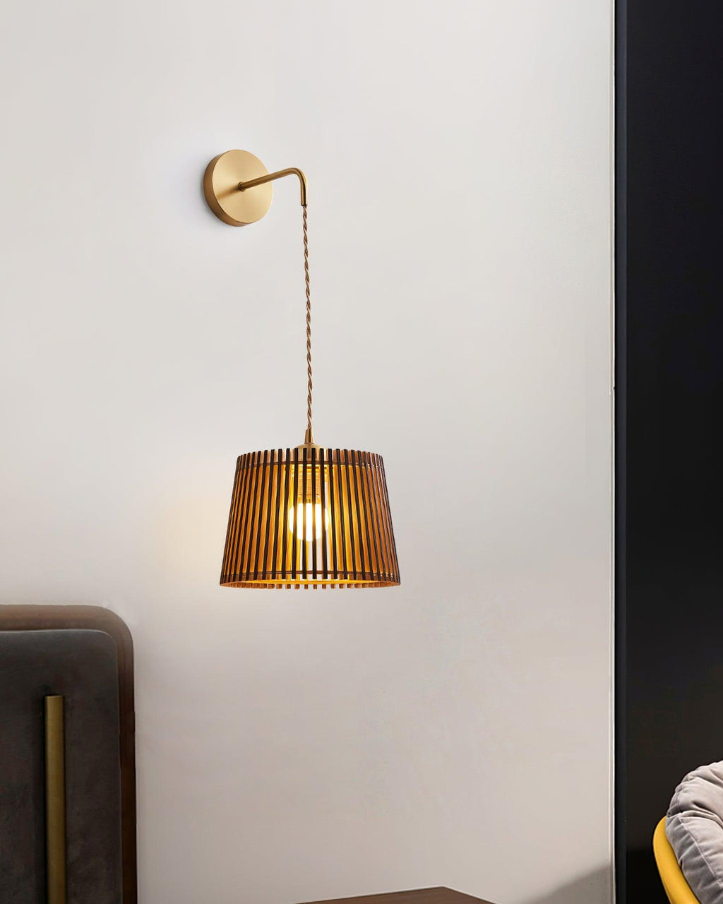 Kitami Wood Wall Lamp — product view 6