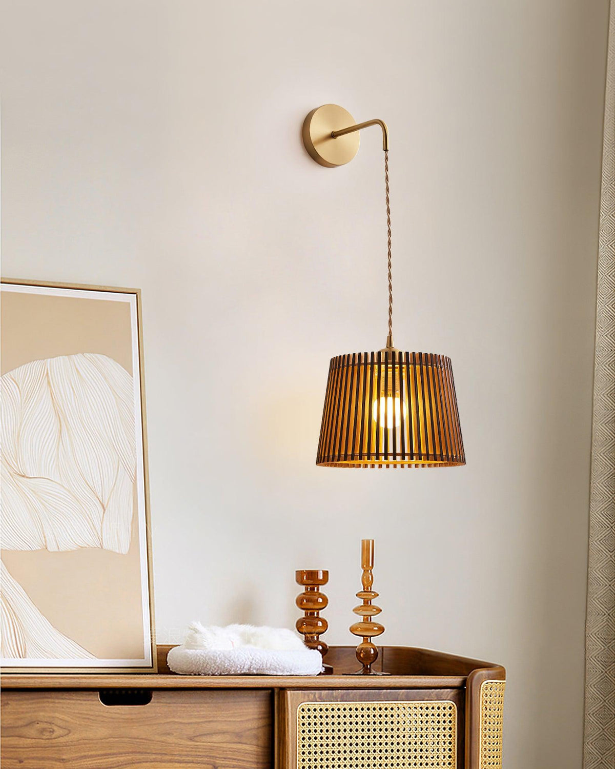 Kitami Wood Wall Lamp — product view 7