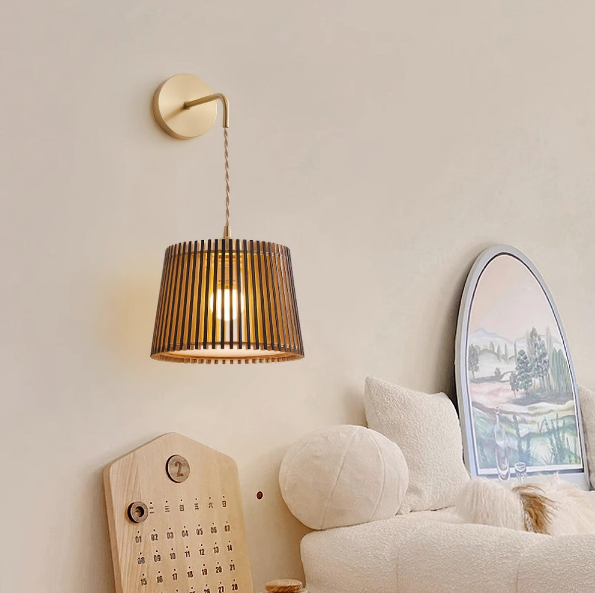 Kitami Wood Wall Lamp — product view 10