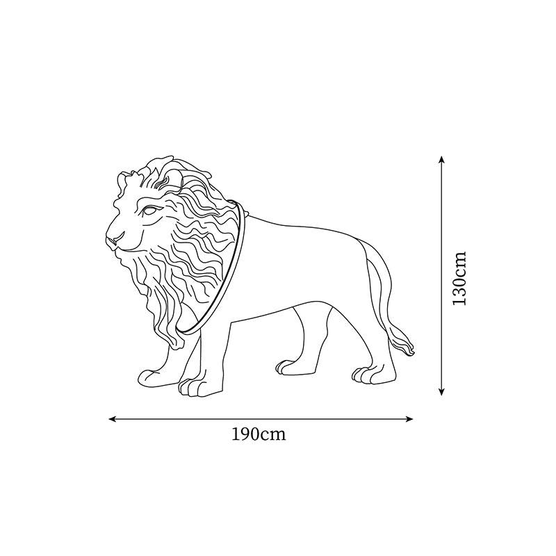 Lion Acrylic Floor Lamp — product view 5