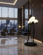 Artistic Figure Glass Floor Lamp — product view 7