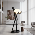 Artistic Figure Glass Floor Lamp — product view 9