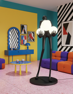 Artistic Figure Glass Floor Lamp — product view 10