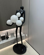 Artistic Figure Glass Floor Lamp — product view 20