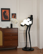 Artistic Figure Glass Floor Lamp — product view 24