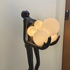 Artistic Figure Glass Floor Lamp — product view 27