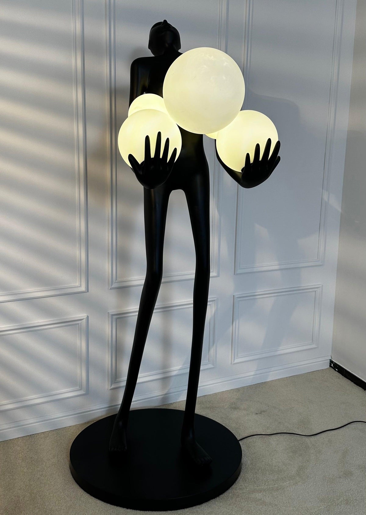 Artistic Figure Glass Floor Lamp — product view 31
