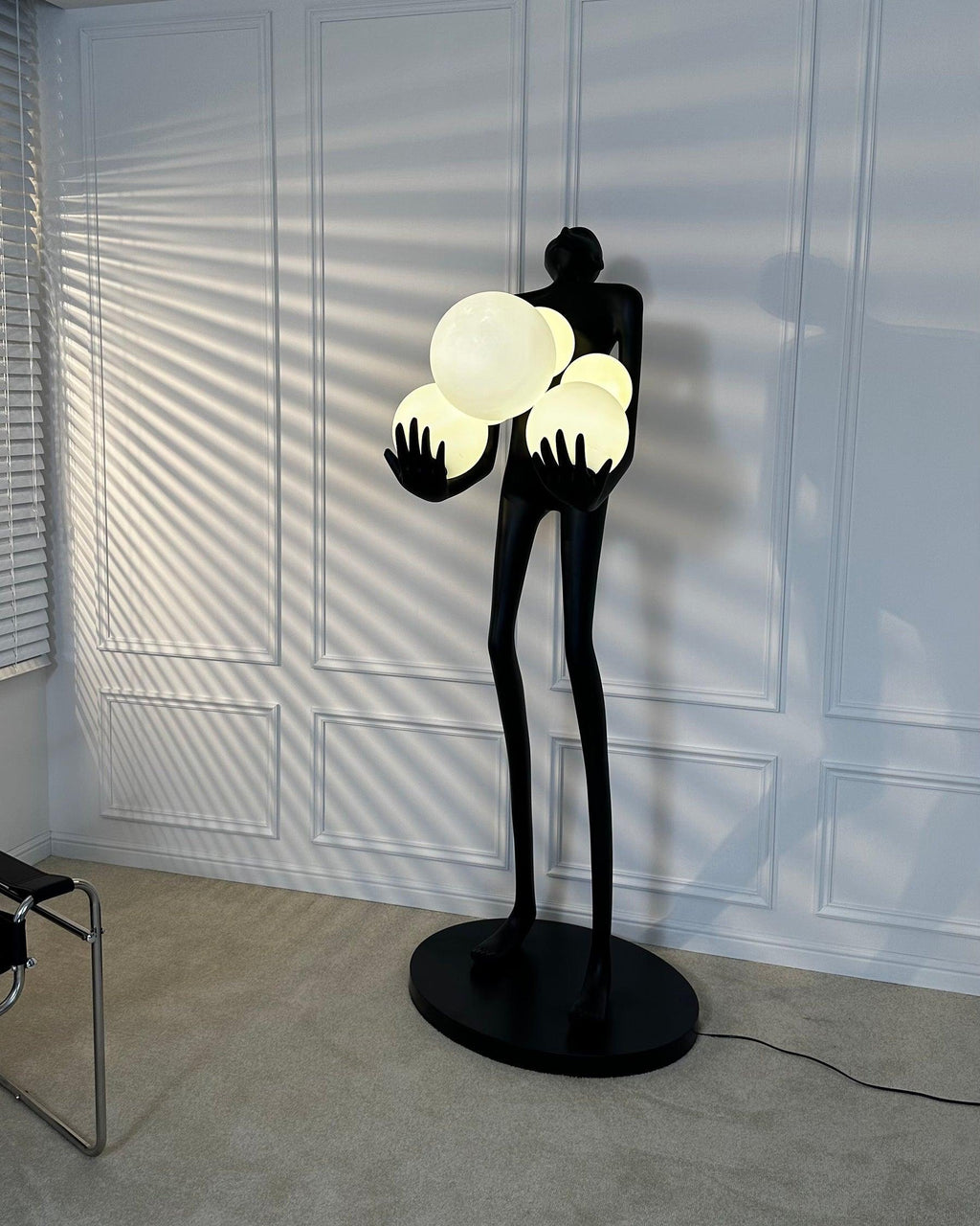 Artistic Figure Glass Floor Lamp — product view 32