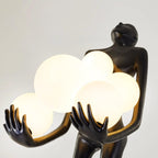 Artistic Figure Glass Floor Lamp — product view 37