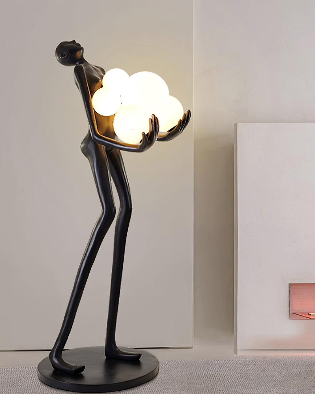 Artistic Figure Glass Floor Lamp — product view 39