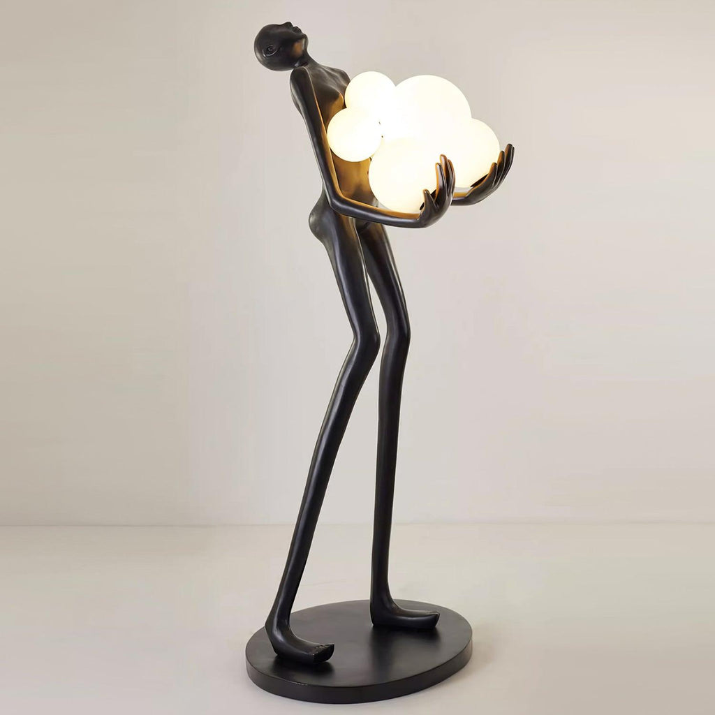 Artistic Figure Glass Floor Lamp — product view 40