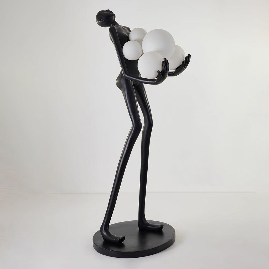 Artistic Figure Glass Floor Lamp — product view 41