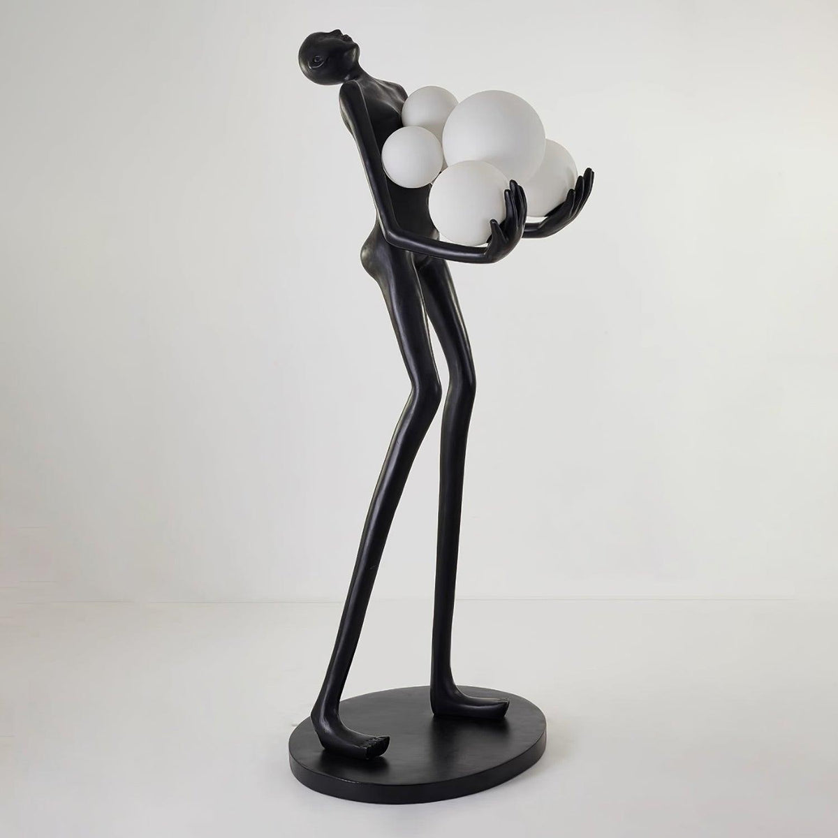 Artistic Figure Glass Floor Lamp — product view 41