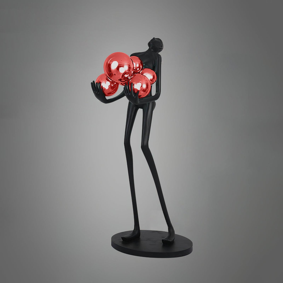 Artistic Figure Glass Floor Lamp — product view 42