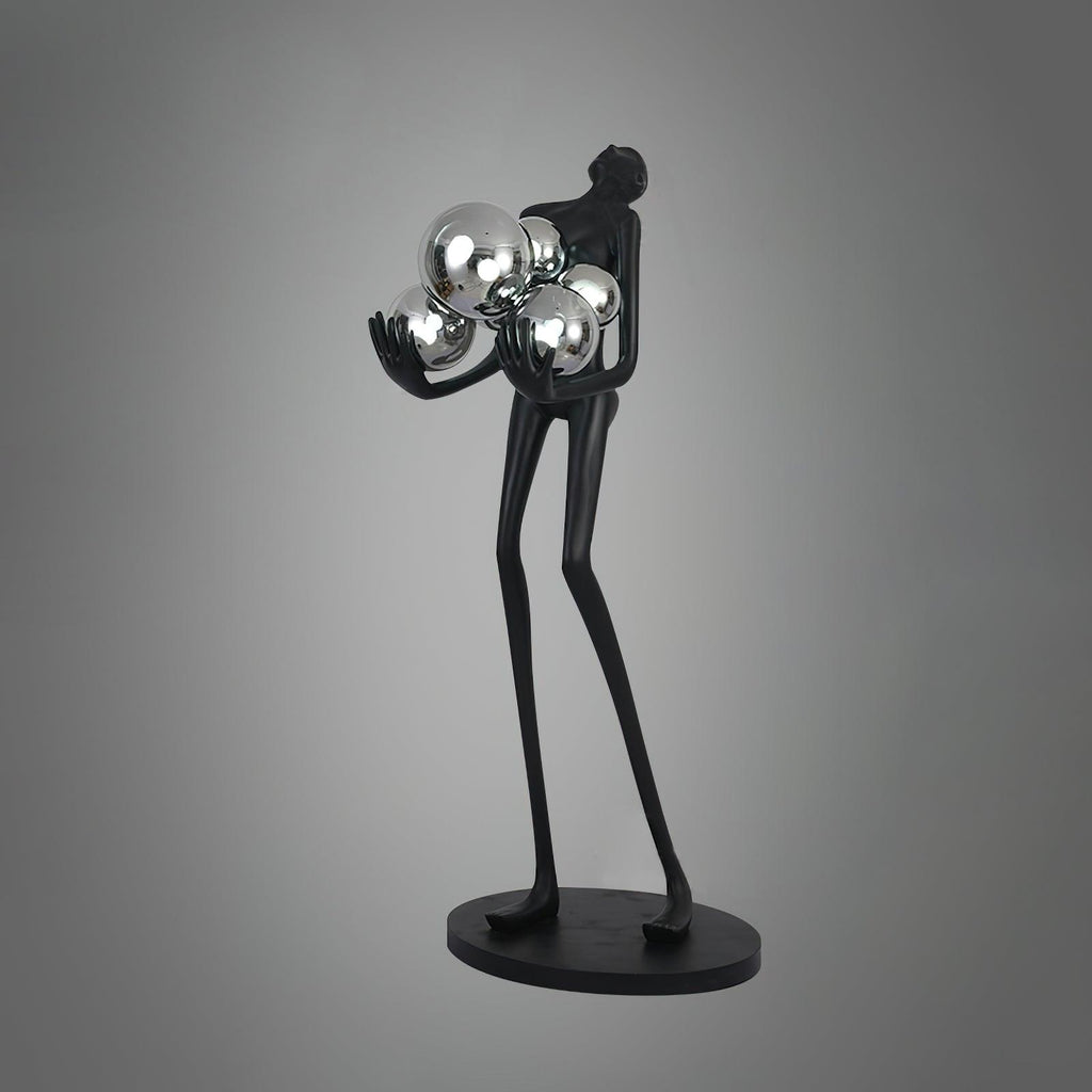 Artistic Figure Glass Floor Lamp — product view 43