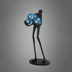 Artistic Figure Glass Floor Lamp — product view 45