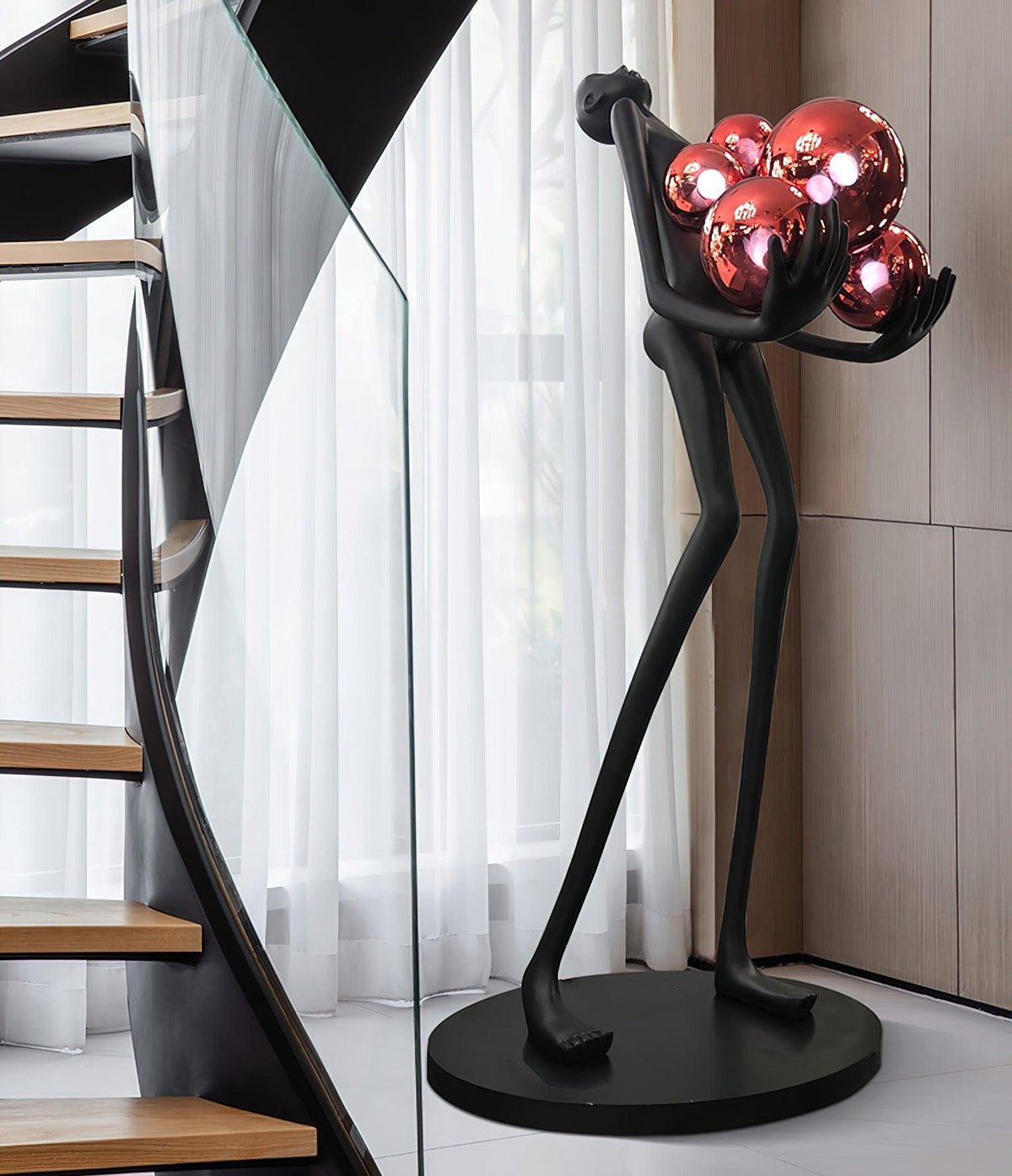 Artistic Figure Glass Floor Lamp — product view 47