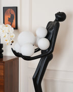 Artistic Figure Glass Floor Lamp — product view 49