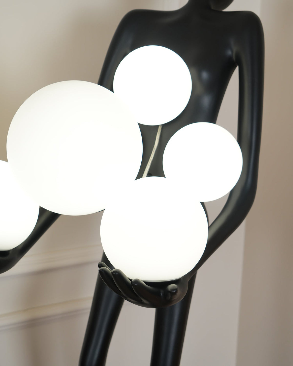 Artistic Figure Glass Floor Lamp — product view 52