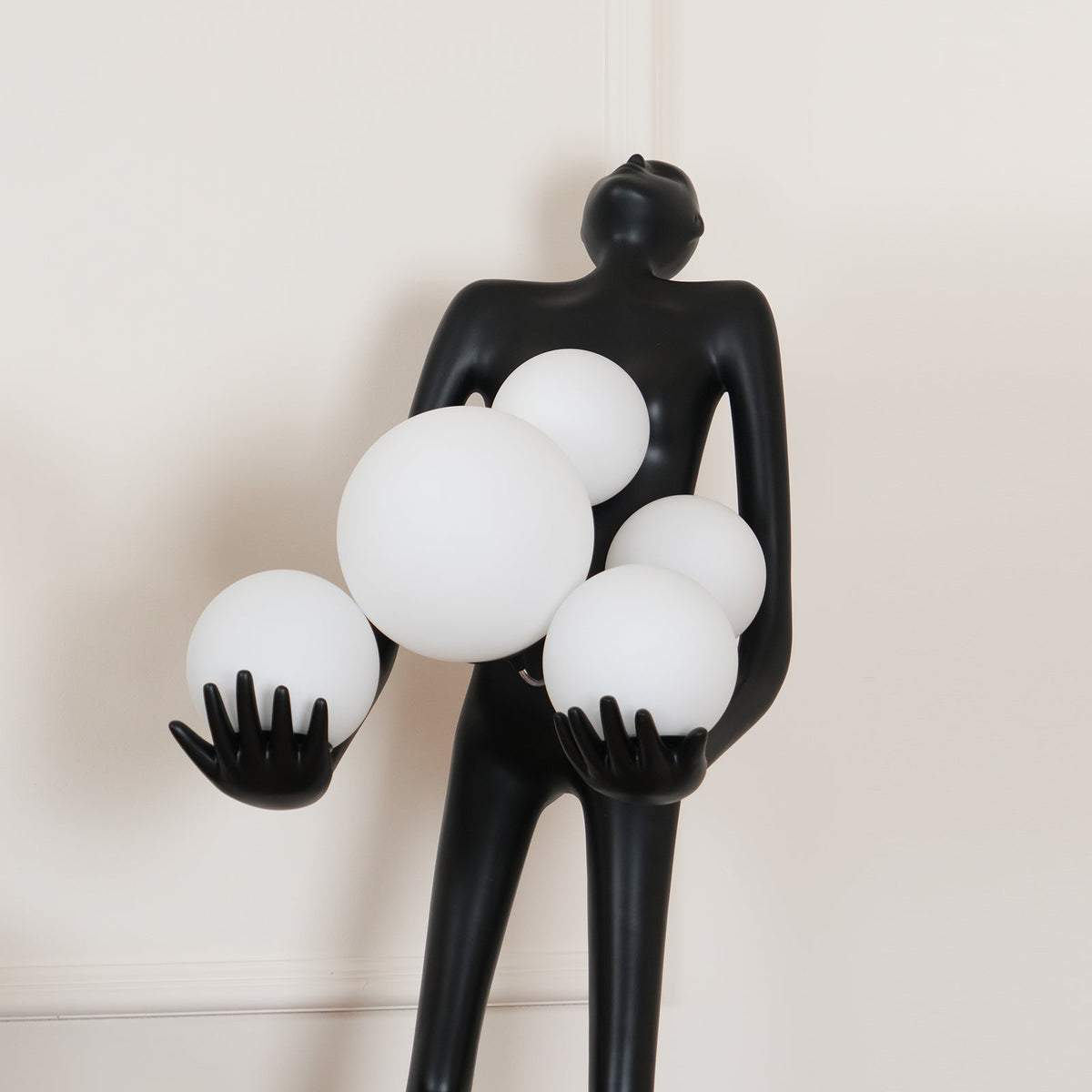 Artistic Figure Glass Floor Lamp — product view 54