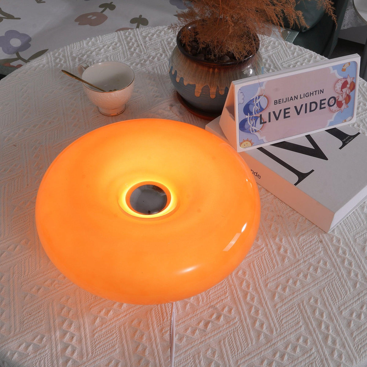 Donuts Glass Table Lamp — product view 26