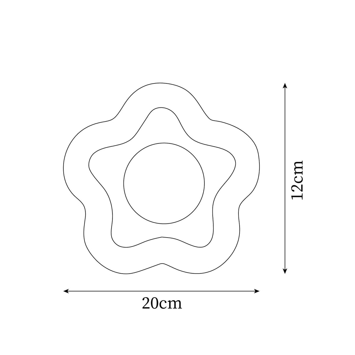 Star Glass Wall Lamp — product view 5
